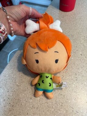 Plush Cartoon Girl Toy - Orange Hair with Green Outfit